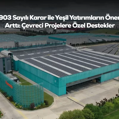 9903 Sayılı Karar ile Yeşil Yatırımların Önemi Arttı- Çevreci Projelere Özel Destekler 9903 Sayılı Karar ile Yeşil Yatırımların Önemi Arttı- Çevreci Projelere Özel Destekler